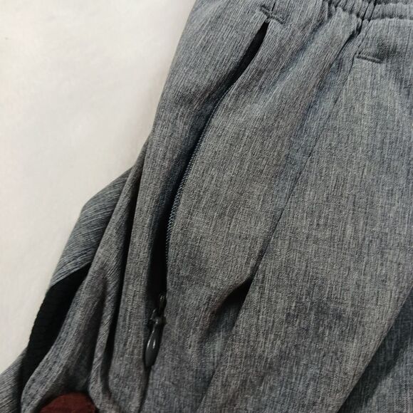 BCG Men's XL Run/ Race Performance Shorts. Gray/ Black Vent Stripe. 3 Pocket.... - Picture 8 of 12